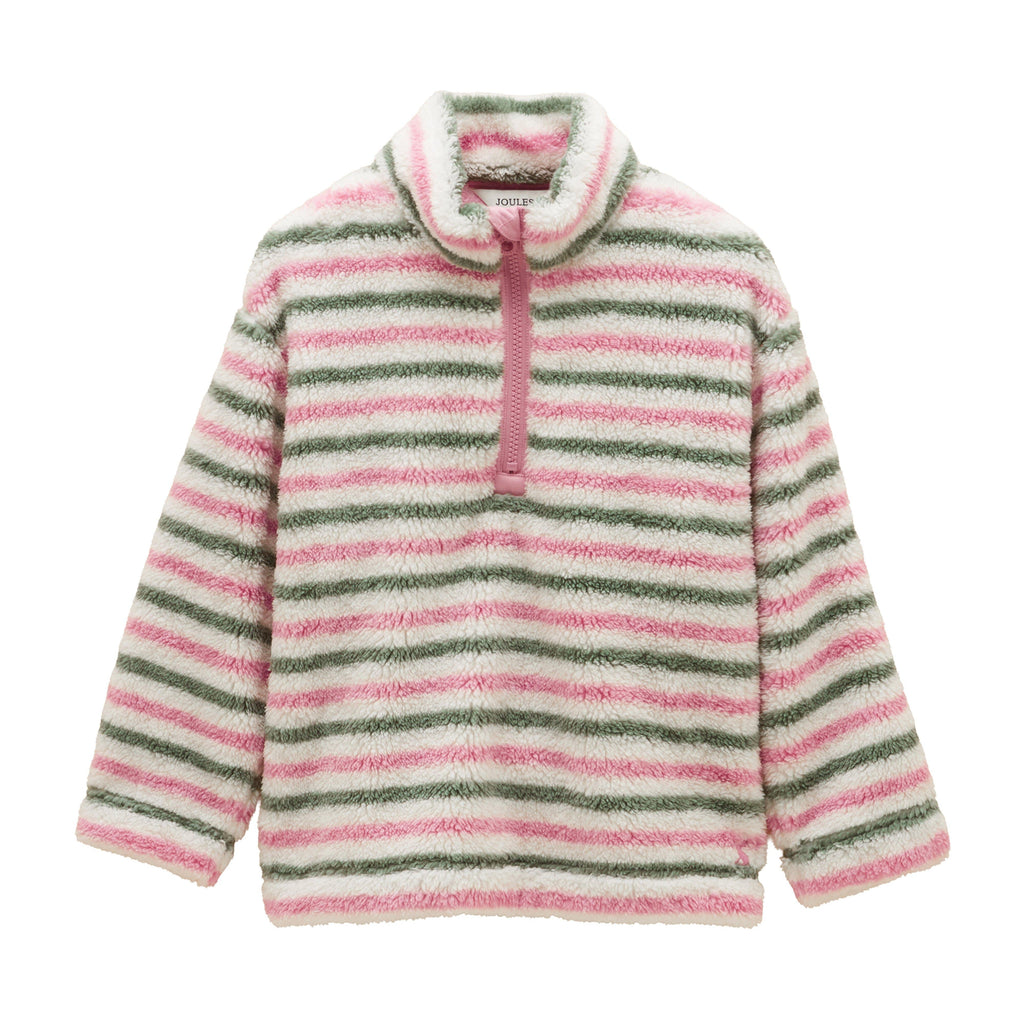 Kids' Woozle Stripe Quarter Zip Fleece