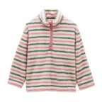 Kids' Woozle Stripe Quarter Zip Fleece