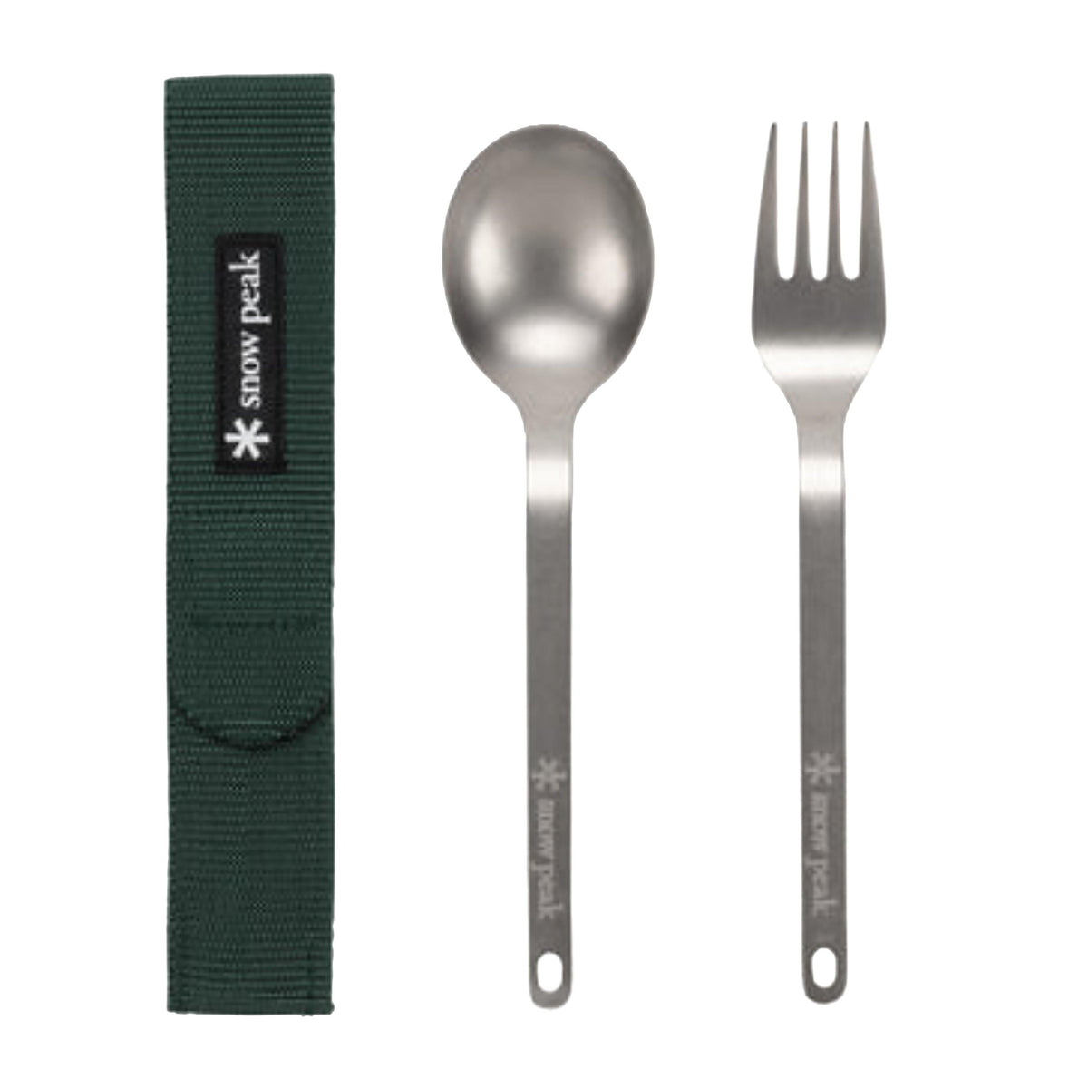 Titanium Fork & Spoon Set
