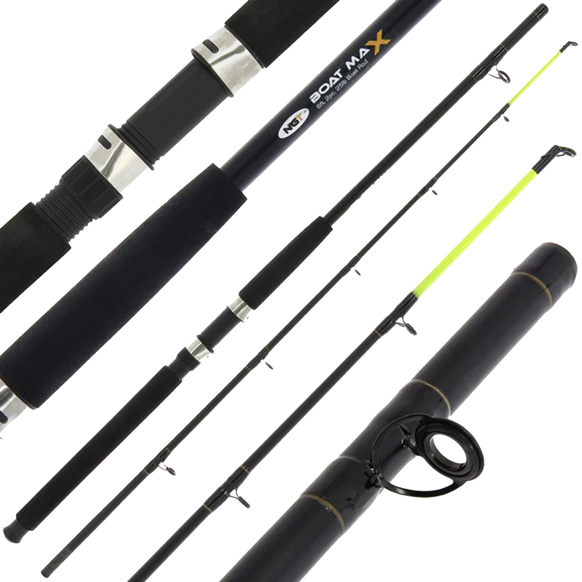 Boat Max 6ft 2pc 25lb Boat Rod
