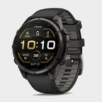 fenix® 9 Pro 47mm Carbon Grey DLC Titanium with Black/Pebble Grey Silicone Band