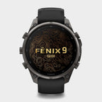 fenix® 9 Pro 47mm Carbon Grey DLC Titanium with Black/Pebble Grey Silicone Band