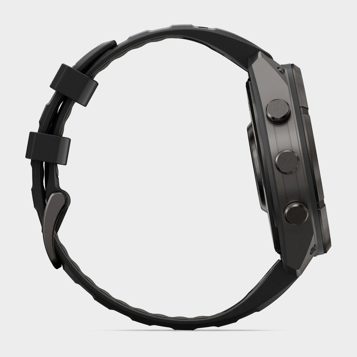 fenix® 9 Pro 47mm Carbon Grey DLC Titanium with Black/Pebble Grey Silicone Band