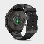 fenix® 9 Pro 47mm Carbon Grey DLC Titanium with Black/Pebble Grey Silicone Band