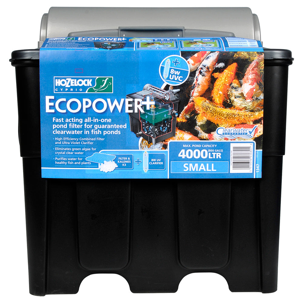 Hozelock Ecopower 4000 Pond Filter with 8W UVC