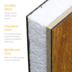 Golden Oak Door Panel Cut-to-Size