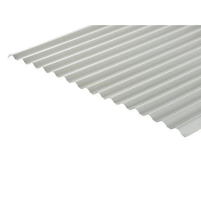 Cladco Corrugated 13/3 Profile PVC Plastisol Coated 0.5mm Metal Roof Sheet (Goosewing Grey) - All Sizes