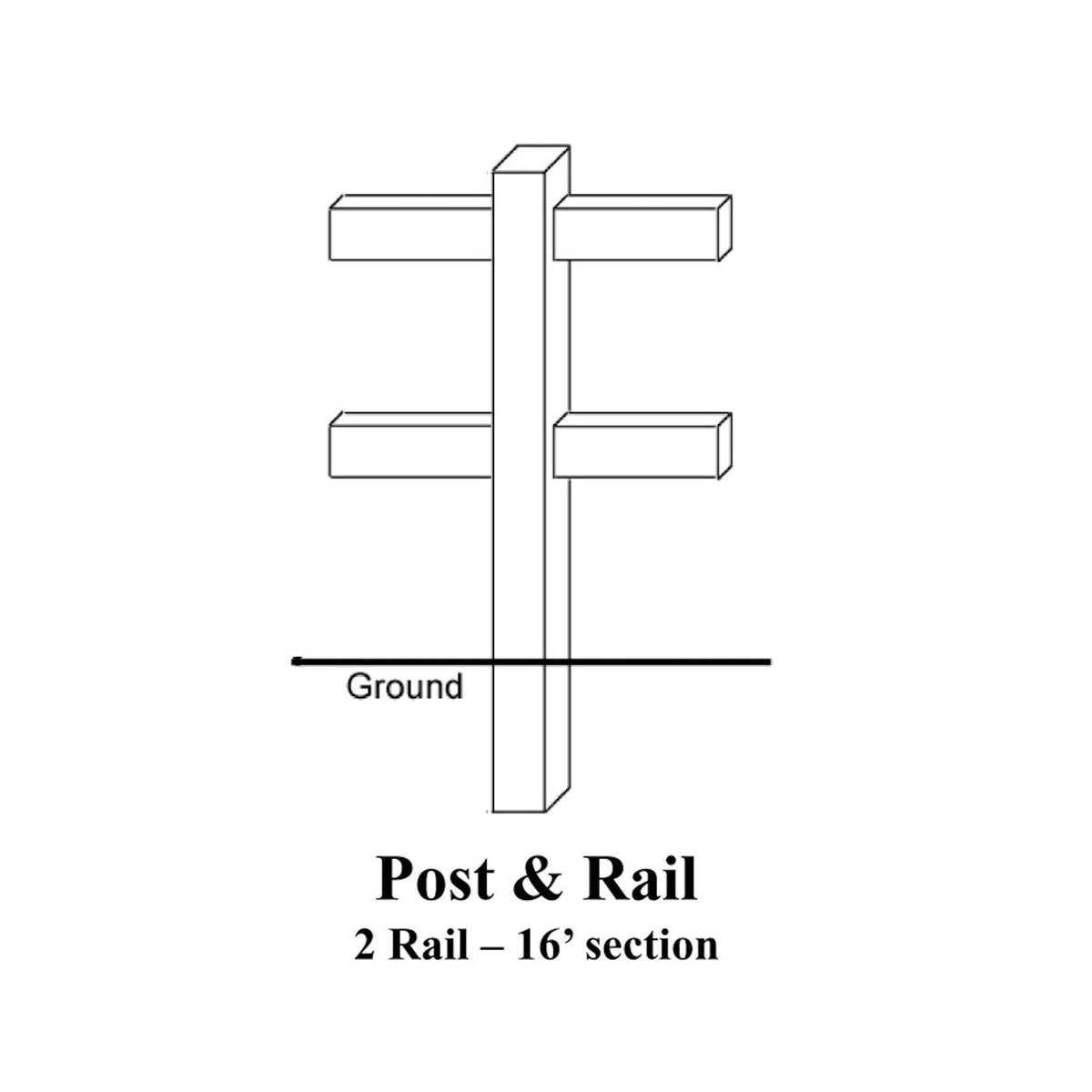 2 Rail 3ft x 16ft DRR2