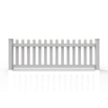 GreatBackyards Vinyl Fence 3' x 8' Wide / White Traditional Straight Dog Ear Picket DRT3/4
