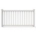 GreatBackyards Vinyl Fence 4' x 8' / White Perimeter Fence 4 ft. high x 8 ft. Wide