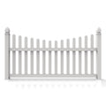 Traditional Scallop Dog Ear Picket DRT6