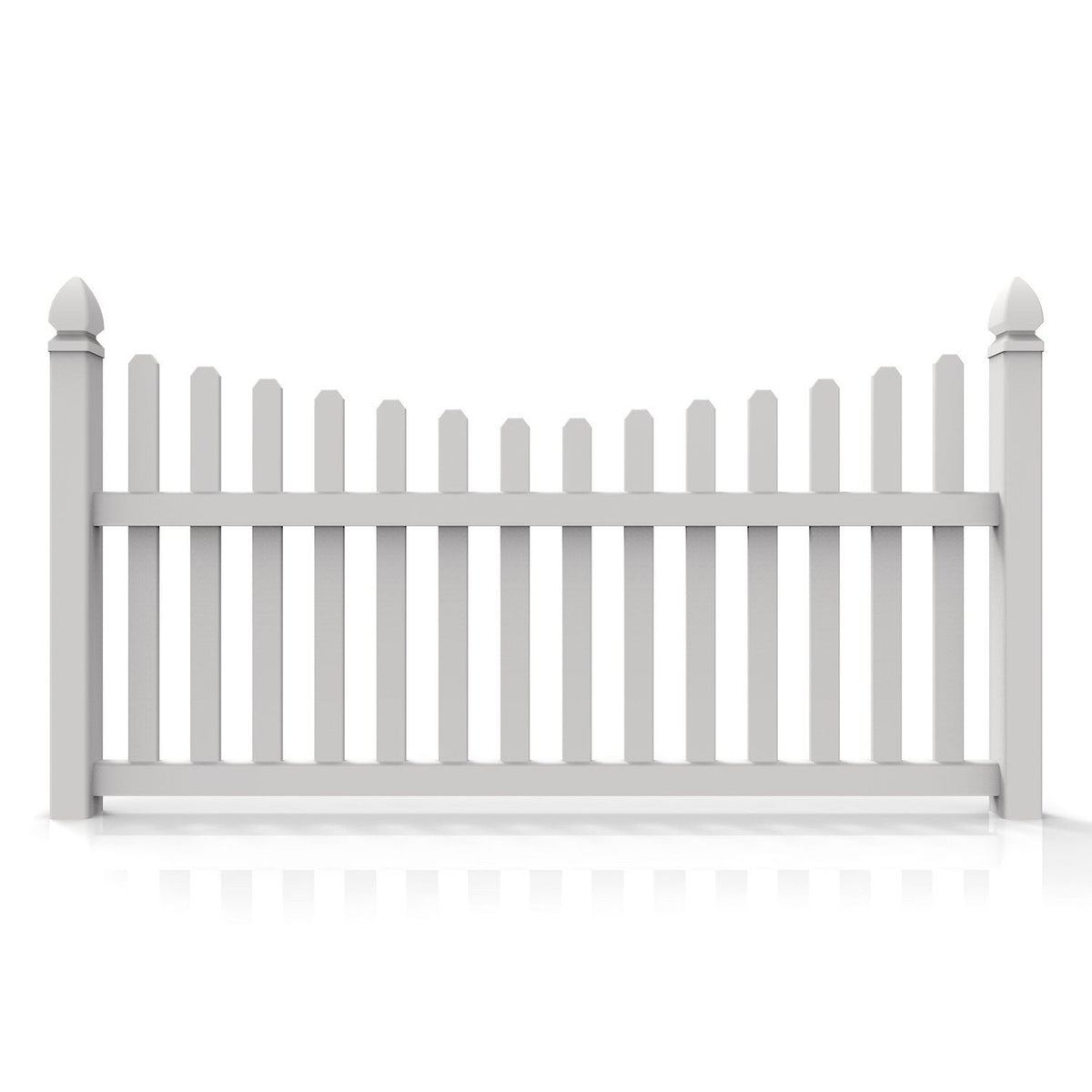 Traditional Scallop Dog Ear Picket DRT6