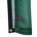 Green 10 oz. Heavy Duty Vinyl Coated Mesh Tarp by ShadeMax®