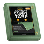 Green Canvas Tarp 6' x 10'