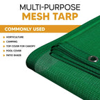 Green Mesh Tarp 20' x 20'