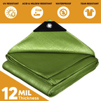 Green Poly Tarp 10' x 16' - Case Of 6