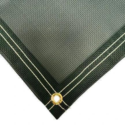Vinyl Mesh Tarp - Green - 8' x 10'