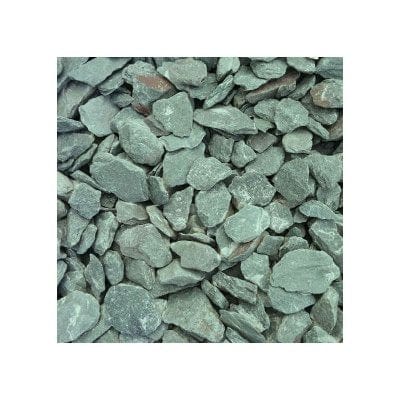 Green Slate Chippings (800kg Bag) - All Sizes