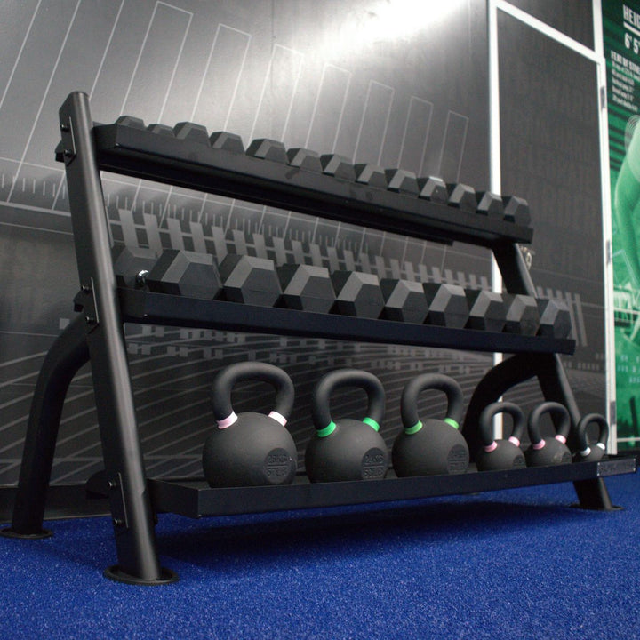 Gronk Fitness 3 Tier Dumbbell/Kettlebell Rack
