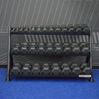 Gronk Fitness 3 Tier Dumbbell/Kettlebell Rack