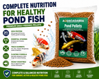 Aquacadabra Fun in the Sun Pond Feeding Bundle – Premium Pellets & Floating Feeding Ring
