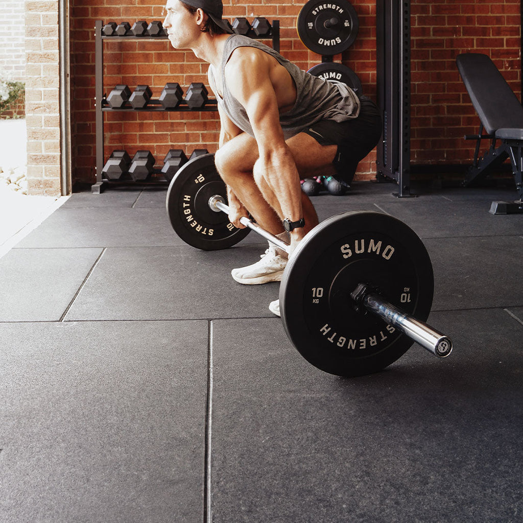 Commercial Gym Mat Tiles (10mm) - Rubber Gym Flooring