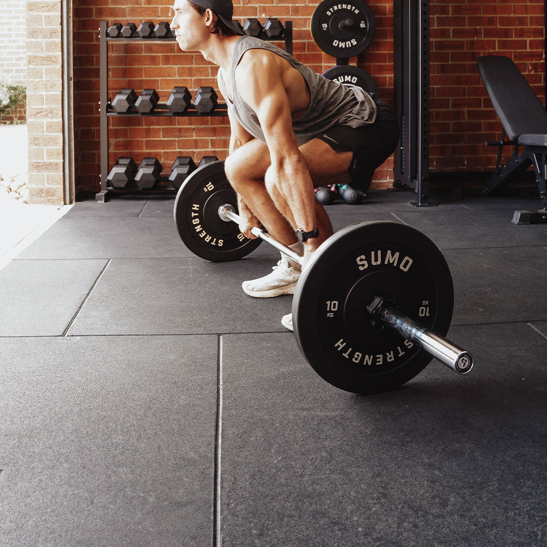Commercial Gym Mat Tiles (10mm) - Rubber Gym Flooring