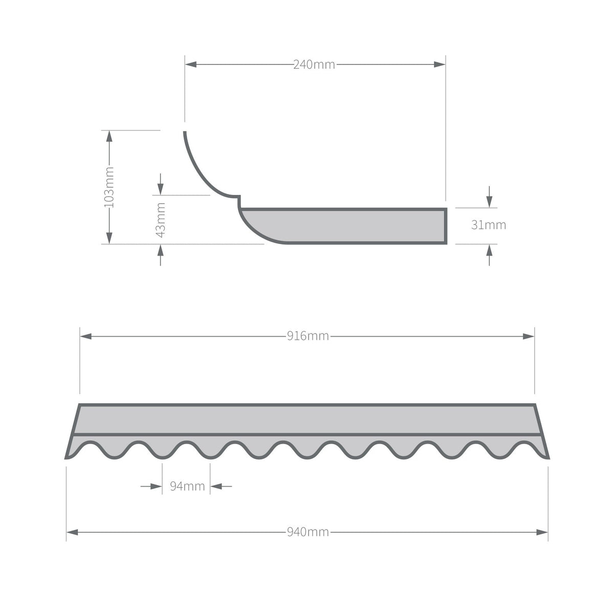 Gutta Bitumen Wall Abutment