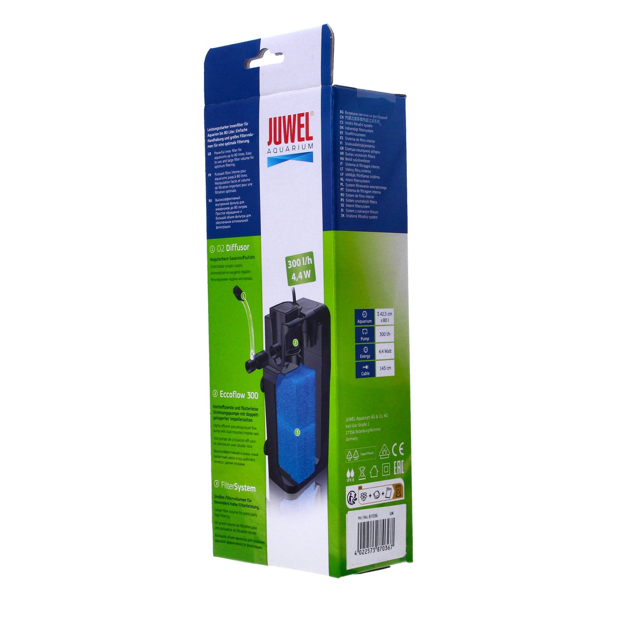 Juwel Bioflow ONE Mini Aquarium Filter Up to 80L