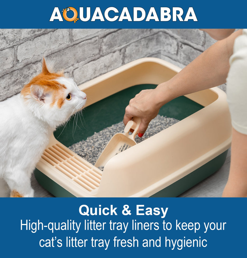 Lazy Bones Cat Tray Liners 6-Pack - Fits All Sizes