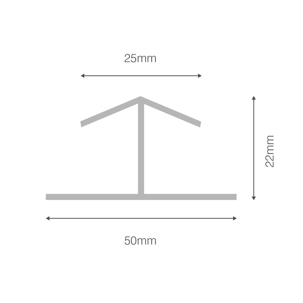 Shiplap Cladding H-Section Joint (5m)