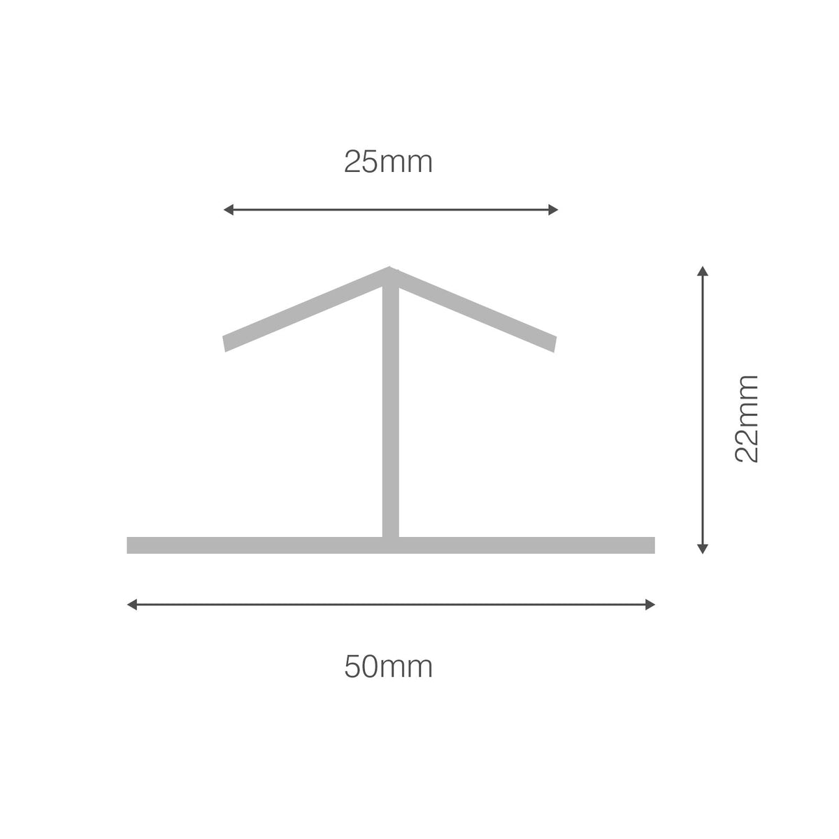 Shiplap Cladding H-Section Joint (5m)