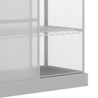3 Tier Cold Frame Polycarbonate Greenhouse w/ Sliding Door & Openable Roof, 131 x 58 x 140cm