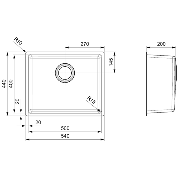 Houston Stainless Steel Kitchen Sink