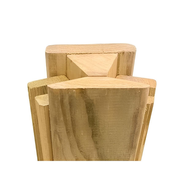 Slotted Corner Post (Angled for 30/45 Degrees) for 2.1m Fence