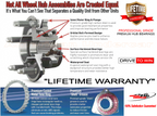 Lifetime Wheel Bearing Hub Assembly | 2004-2005 Ford F150 4x4 with 6 Lug