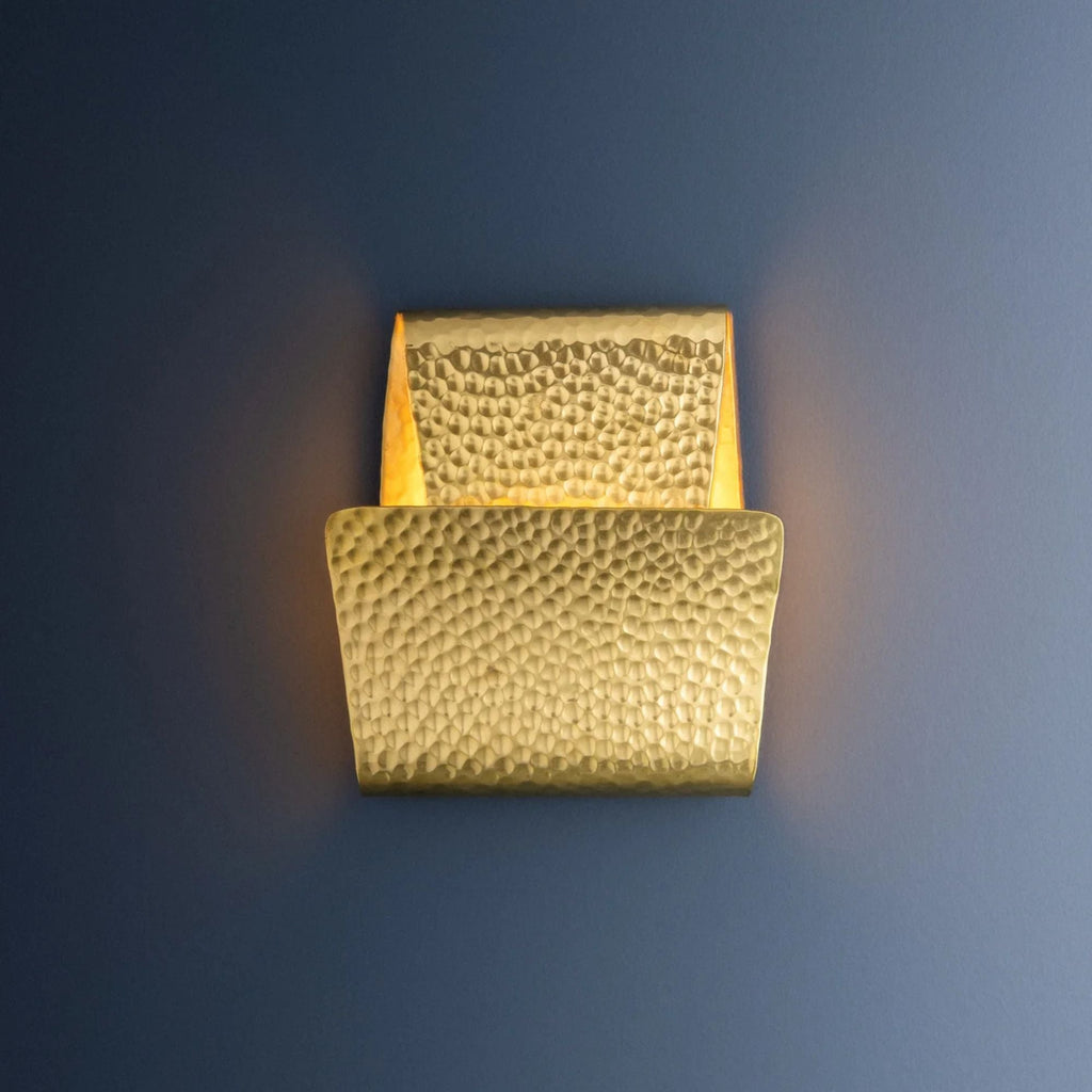 Hudson Valley Dunnsville 7.75 in. Wall Sconce, Aged Brass