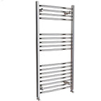 iBathUK Zypher Curved Heated Towel Rail Bathroom Radiator - Chrome