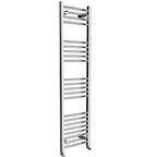 iBathUK Zypher Curved Heated Towel Rail Bathroom Radiator - Chrome