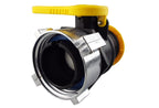 IBC Tank Valve 75mm Inlet - 2" NTP - PTFE