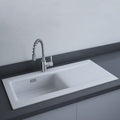 RAK Dream 2 Inset Single Bowl Kitchen Sink 101cm w/ Overflow - All Colours - RAK Ceramics