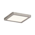 Areo Square LED Recessed Panel 80x80mm Warm White - Nickel