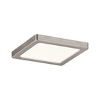 Areo Square LED Recessed Panel 80x80mm Warm White - Nickel