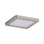 Areo Square LED Recessed Panel 80x80mm Warm White - Nickel