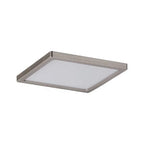 Areo Square LED Recessed Panel 120x120mm Warm White - Nickel