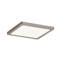 Areo Square LED Recessed Panel 120x120mm Warm White Dimmable - Nickel