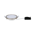 Areo Round LED Recessed Panel 180mm Warm White Dimmable - White
