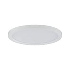 Areo Round LED Recessed Panel 120mm Warm White - White