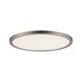 Areo Round LED Recessed Panel 180mm Warm White - Nickel