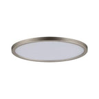 Areo Round LED Recessed Panel 180mm Warm White - Nickel